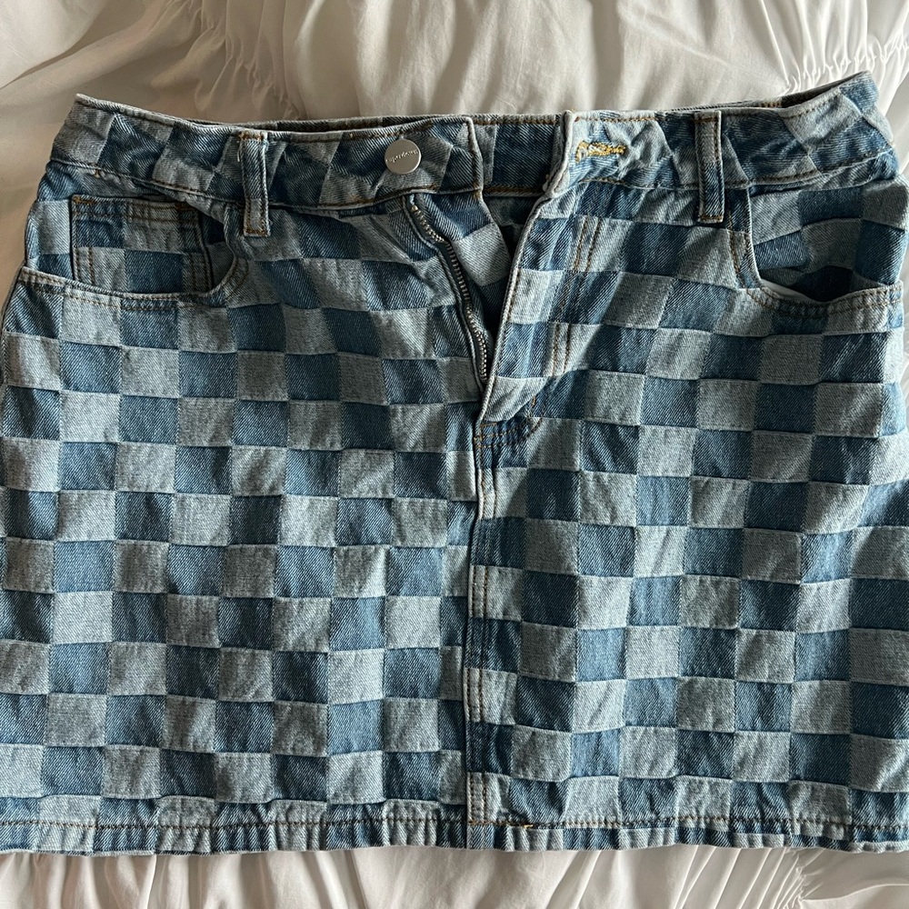 Superdown Denim Skirt